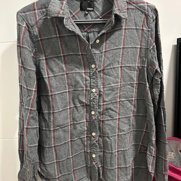Aritzia wilfred plaid shirt size s - Picture 1 of 2